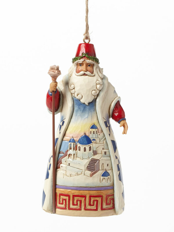 Ornement Pere Noel Grec- Jim Shore