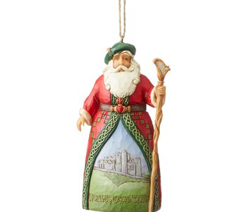 Irish Santa Ornament by Jim Shore