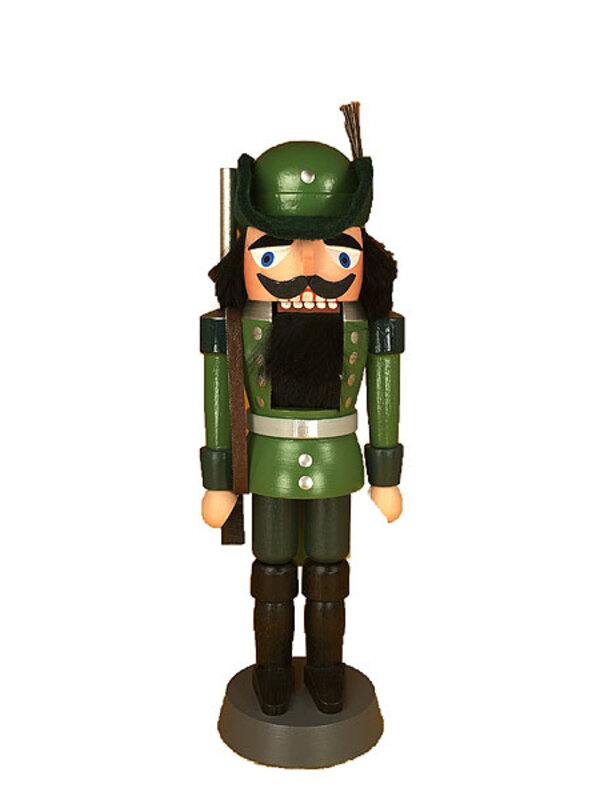 German Hunter Nutcracker Collectable figurine 8"H