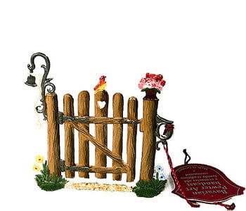 Summer Entrance Fence Bavarian Pewter 2.5"H