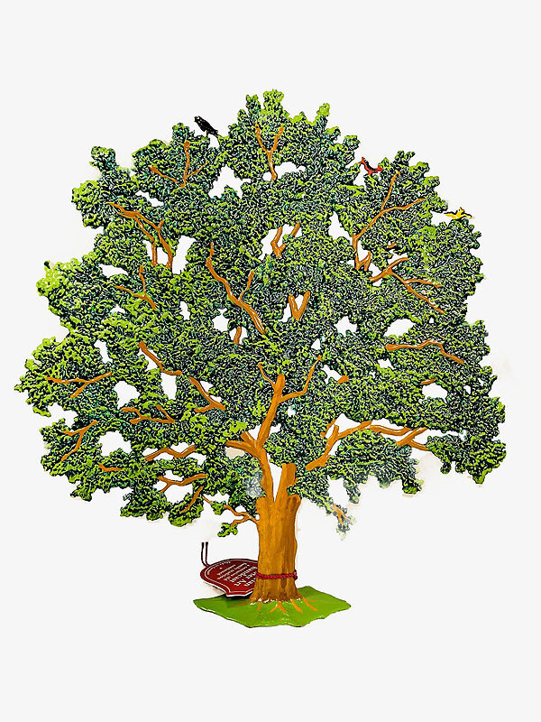 Pewter  Summer Tree 6.5"H