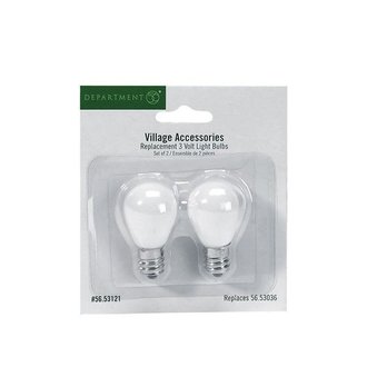 Department 56 Replacement 3V Light Bulb Set of 2, Item 56.53121 Department 56 Replacement 3V Light Bulb Set of 2, Item 56.53121
