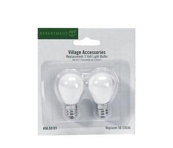 Replacement 3V Light Bulb Set of 2, Item 56.53121