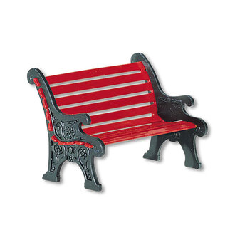 Village Red Wrought Iron Park Benchs 56.56445 Dept56 Village Red Wrought Iron Park Benchs 56.56445 Dept56