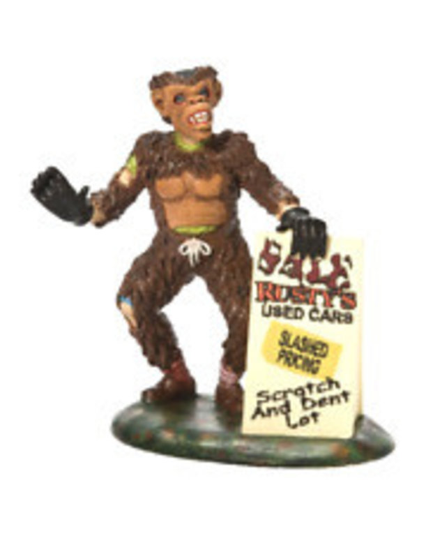 Department 56 ''Rusty Scares Up A Deal'' Halloween Village Accessory 808998