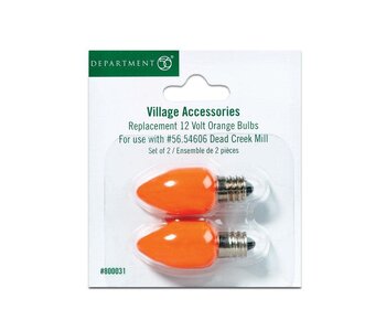 ''Dead Creek Mill''  Ampoule 12V Remplacement Orange  800031
