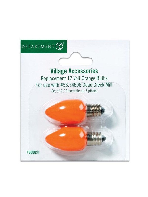 ''Dead Creek Mill''  Ampoule 12V Remplacement Orange  800031
