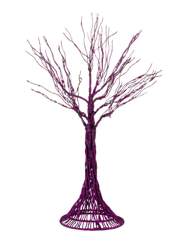''Haunted Branches'' Purple Tree Village Halloween Accessory 4033854