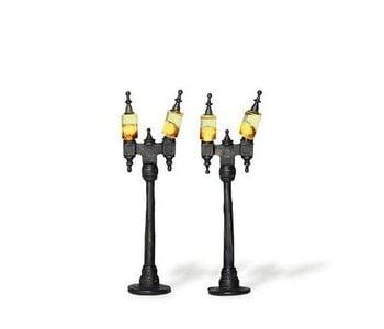 ''Halloween Street Lamps''  Halloween Village Accessory 810795