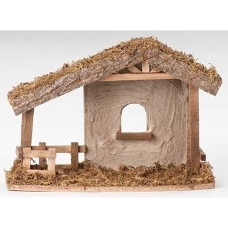 Stucco stable 14.5"W for Fontanini 5" collection #50556 Stucco stable 14.5"W for Fontanini 5" collection #50556