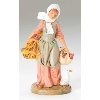 Fontanini Hannah the Farmer for Nativity Fontanini 5 "# 52567 Fontanini Hannah the Farmer for Nativity Fontanini 5 "# 52567