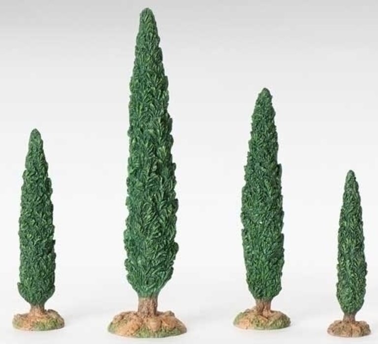 10" Cypress Tree - 5" Fontanini Nativity Landscaping 54601