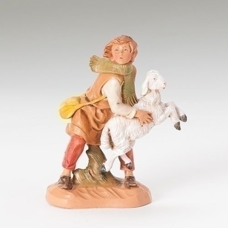 Fontanini 5" Heirloom Nativity Aaron with Sheep
