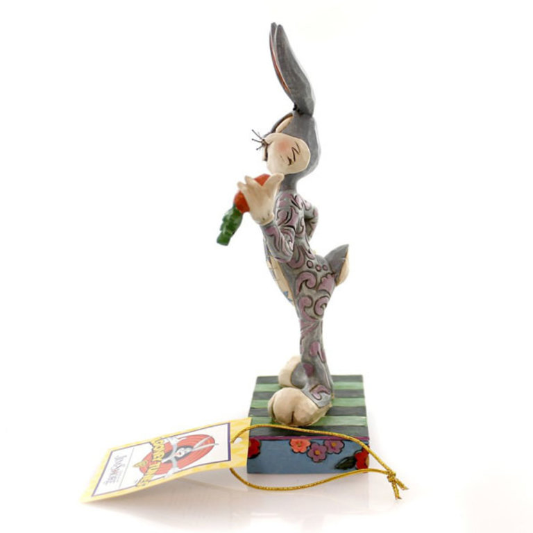 Jim Shore Looney Tunes Figurine Quoi de neuf, Docteur?  Bugs Bunny avec Carotte