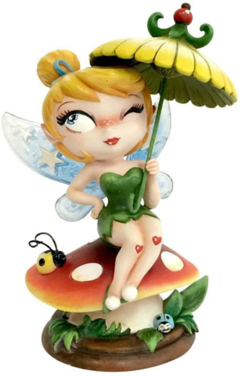 Tinkerbell On Mushroom 6 Inch Figure by Miss Mindy