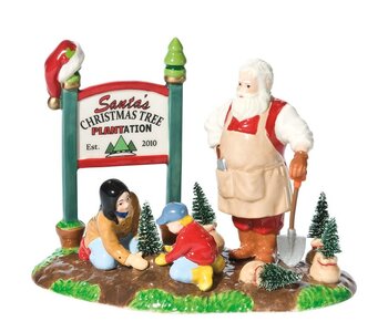 ''Santa Comes To Town, 2010'' Snow Village accessory 808877