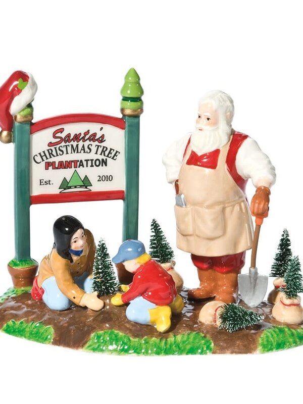 ''Santa Comes To Town, 2010'' Snow Village accessory 808877