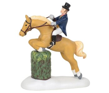 ''Victorian Show Jumping'' Dickens Village Accessory 6003079