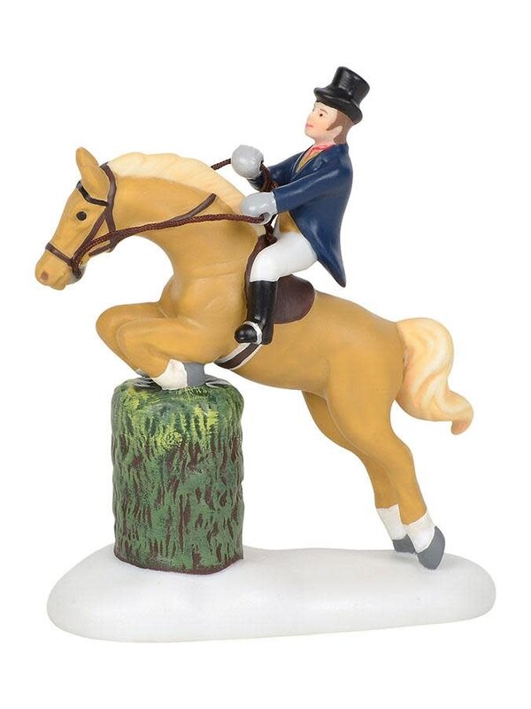 ''Victorian Show Jumping'' Dickens Village Accessory 6003079