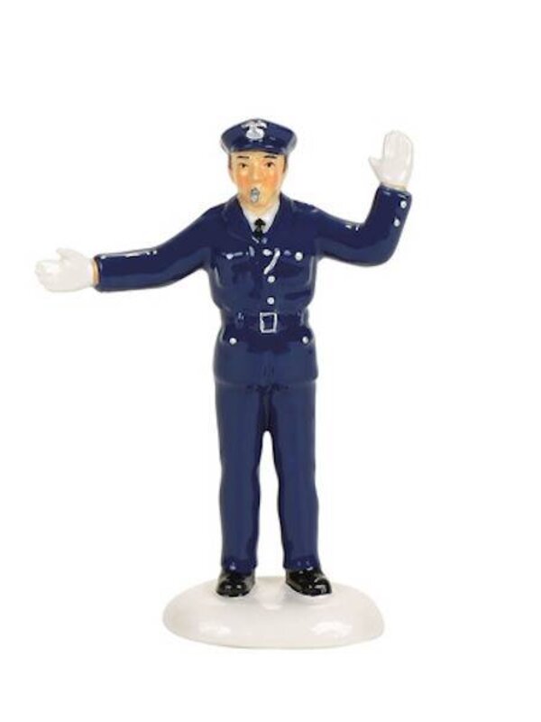 ''Traffic Cop'' Snow Village Accessory 4057575