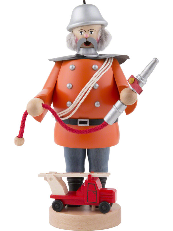 Firefighter Smoker  21 cm / 8 inch German Collectable Figurine