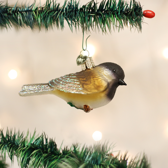 Old World Christmas Black-capped Chickadee Ornament Old World Christmas Black-capped Chickadee Ornament