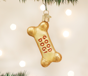 Dog Biscuit, Glass Ornament 32130