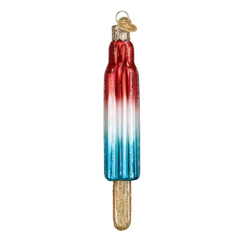 Ice Pop, Mouth Blown Glass Ornament