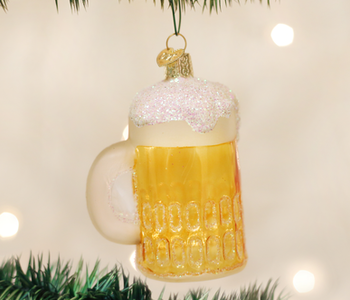 Mug Of Beer, Glass  Ornament 32024