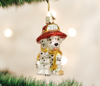 Dalmatian Pup, Glass Ornament 12208