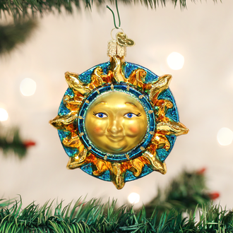 Old World Christmas Fanciful Sun Glass Ornament Old World Christmas Fanciful Sun Glass Ornament