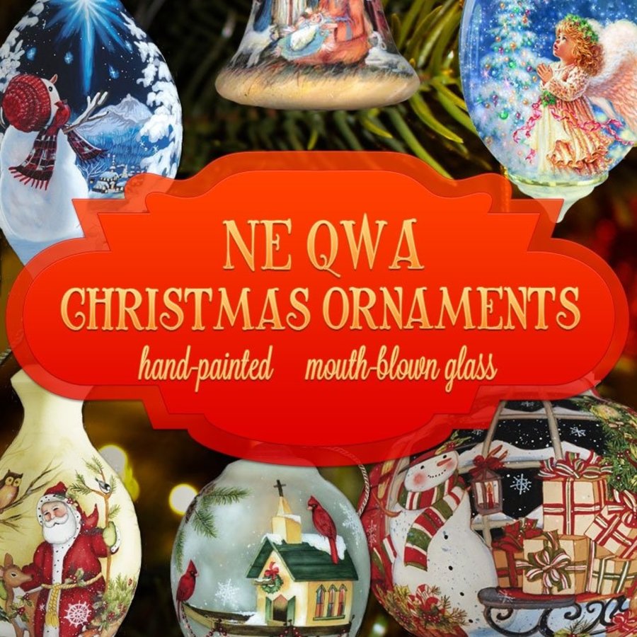 Ne'Qwa Art Reverse Inside painted Ornament