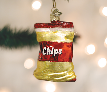 Bag Of Chips Glass Ornament 32154