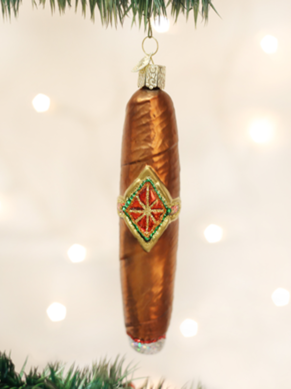Cigar Glass Ornament 32013