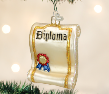 Diploma, Glass Ornament 36085