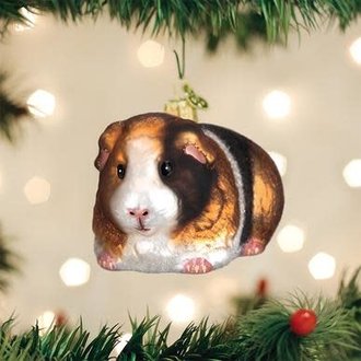 Old World Christmas Guinea Pig, Glass Ornament Old World Christmas Guinea Pig, Glass Ornament