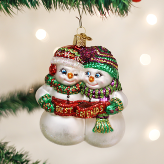 Old World Christmas Best Friends, Glass Ornament Old World Christmas Best Friends, Glass Ornament