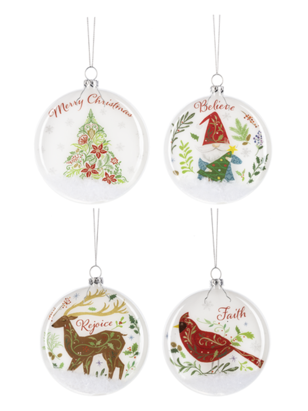 Ornement Noel Folklorique 4" Ass.4