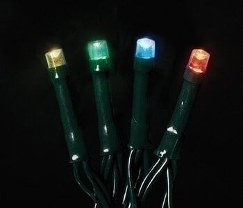 Set of 50 Multi color USB 3mm LED Lights 10 Timer Functions