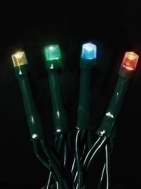 Set of 100 Multicolor 3mm USB LED Lights 10 Timer Functions