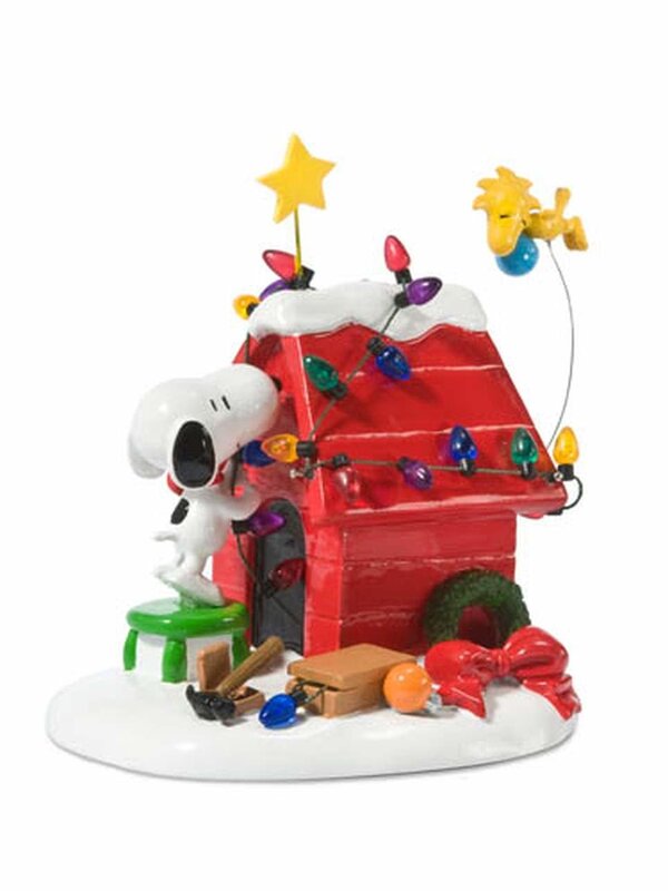 Getting Ready for Christmas - Peanuts Village 808960