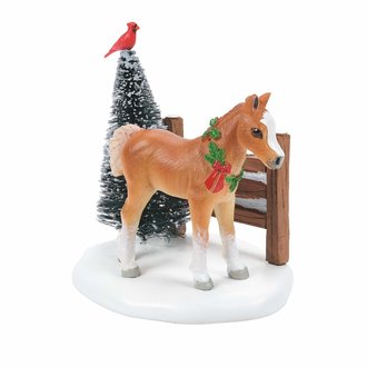 Department 56 Cardinal Christmas Pony - Village Accessories 6007662 Department 56 Cardinal Christmas Pony - Village Accessories 6007662