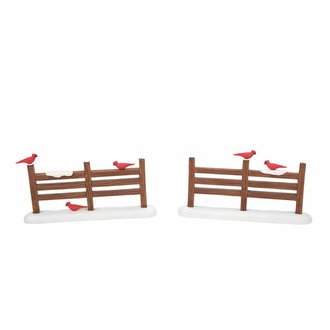 Department 56 Cardinal Christmas Fence - Village Accessories 6007664 NEW 2021 Department 56 Cardinal Christmas Fence - Village Accessories 6007664 NEW 2021