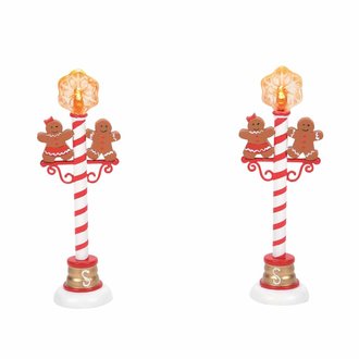 Department 56 Gingerbread Street Lights - Village Accessories 6007683 New 2021 Department 56 Gingerbread Street Lights - Village Accessories 6007683 New 2021