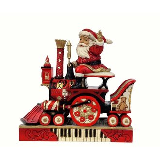 Santa Riding FAO Schwarz Train - FAO Schwarz by Jim Shore 6009118 Santa Riding FAO Schwarz Train - FAO Schwarz by Jim Shore 6009118