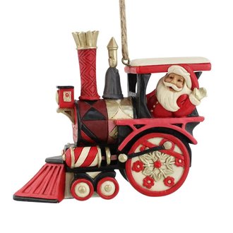 Jim Shore FAO Santa in Train Ornament - FAO Schwarz by Jim Shore 6009120 Jim Shore FAO Santa in Train Ornament - FAO Schwarz by Jim Shore 6009120