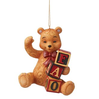 Jim Shore FAO Teddy Bear Ornament - FAO Schwarz by Jim Shore 6009121 Jim Shore FAO Teddy Bear Ornament - FAO Schwarz by Jim Shore 6009121