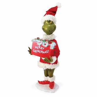 Possible Dreams Merry Grinchmas - 30 Inches Tall Possible Dreams 6003412 Possible Dreams Merry Grinchmas - 30 Inches Tall Possible Dreams 6003412