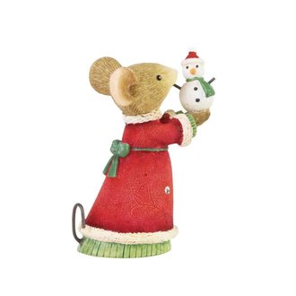Department 56 Figurine Tiny Snowman - Tails with Heart 6008768 Department 56 Figurine Tiny Snowman - Tails with Heart 6008768