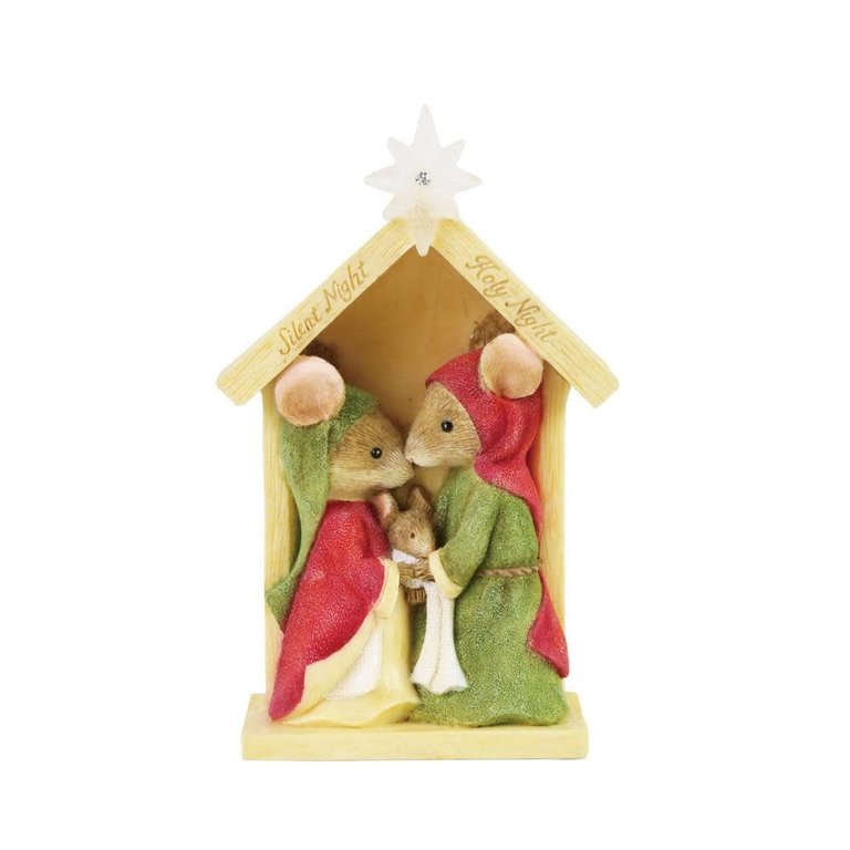 Nativity Creche Mouse Figurine - Tails from Heart